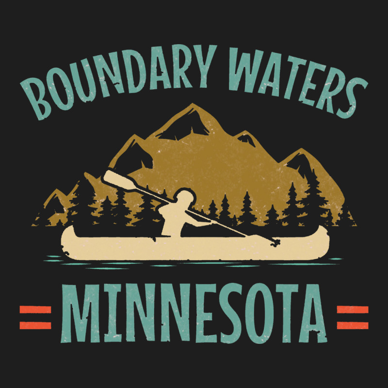 Retro Boundary Waters Canoe Minnesota Classic Tee by DesignPulse | Teevron