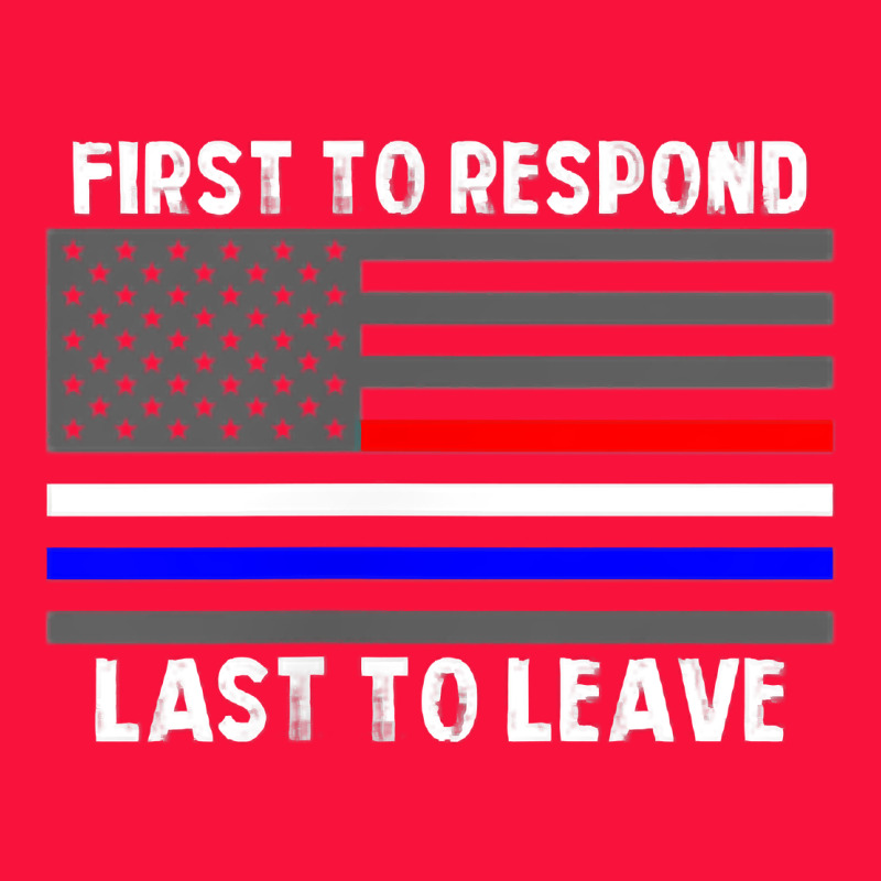 Police Fire Ems First Responder American Flag Firefighter T Shirt Classic Tee by DesignPulse | Teevron