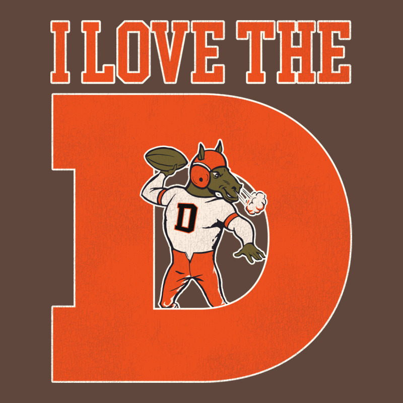 I Love The D Broncos Football Quote Classic Tee by PixelWave | Teevron