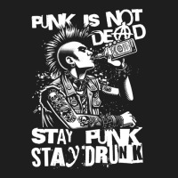 Stay Punk Stay Drunk Classic Tee | Teevron