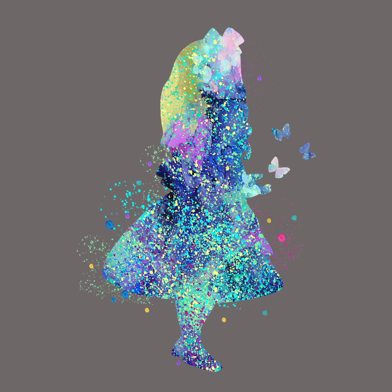 Watercolor Splatter Alice In Wonderland T Shirt Design Classic Tee by PixelWave | Teevron