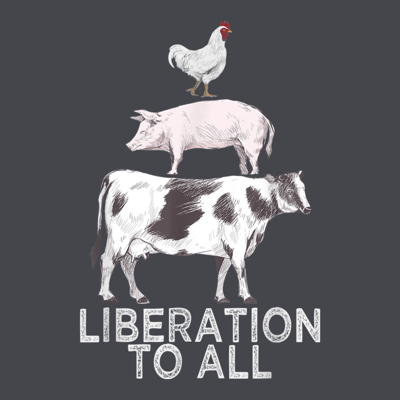 Liberation To All Vegan Vegetarian Food Animal Love Classic Tee by PixelWave | Teevron