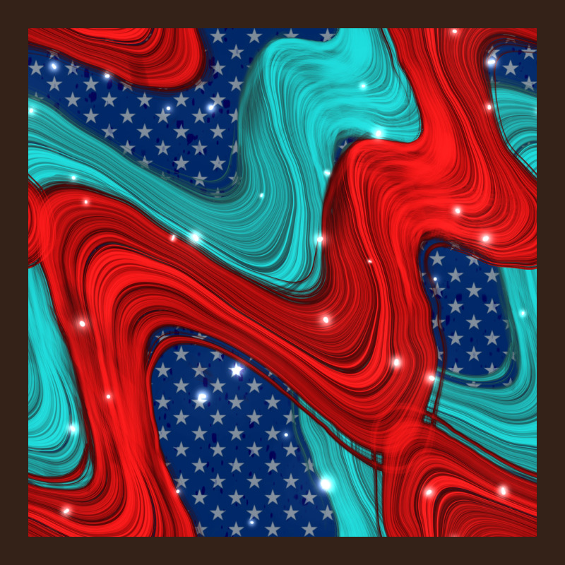American Flag Stripes Seamless Pattern Heavy Core Tee by BundleAndBundleShop | Teevron