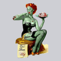 Zombie Pin Up Girl Halloween Classic Tee | Teevron