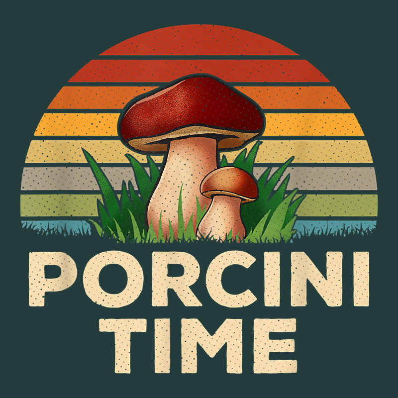 Vintage Sunset Porcini Mushroom Hunting Boletus Edulis T Shirt Classic Tee by Craftify | Teevron