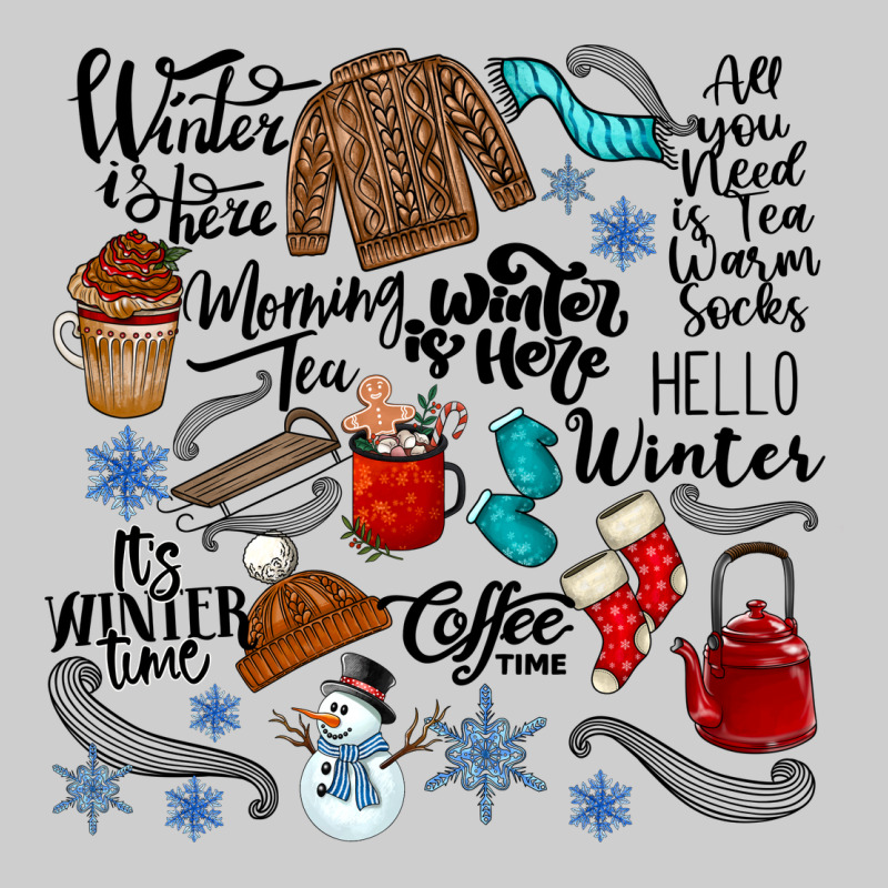 Winter Festive Essentials Premium Tee by CowhideDigitalArt | Teevron