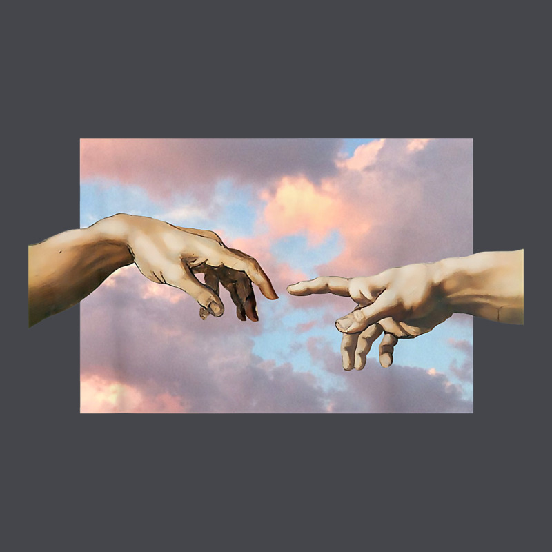 Creation Of Adam Hands Aesthetic T Shirt Classic Tee by InspiraDesign | Teevron