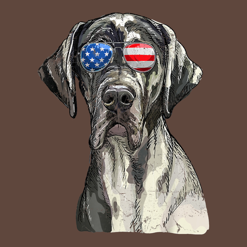 Great Dane Sunglasses American Usa Flag 4th Of July Fourth T Shirt Classic Tee by InspiraDesign | Teevron