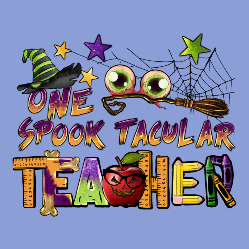One Spook Tacular Teacher Long Sleeve Tee by BarkalooDesign | Teevron