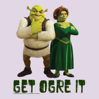 Shrek Fiona & Shrek Get Ogre It Text Poster Classic Tee | Teevron