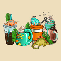 Dinosaur Coffee Cups Premium Hoodie | Teevron
