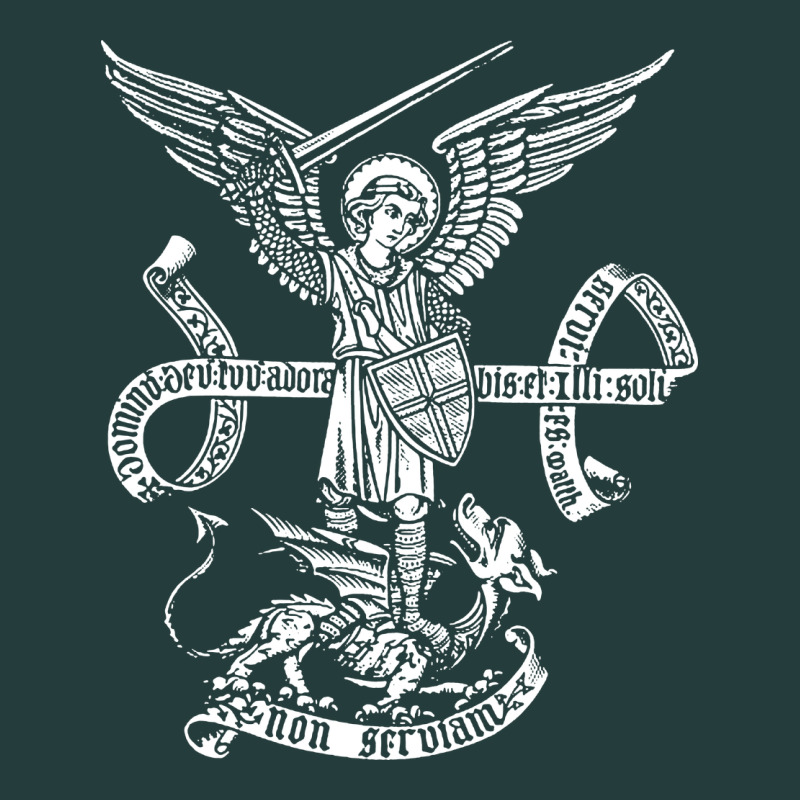 St Michael Archangel Catholic Angel Defend Us Classic Tee by ArtChic | Teevron