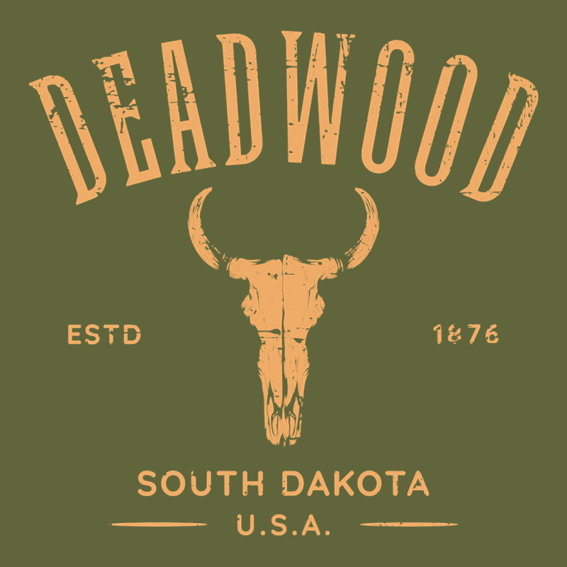 Deadwood South Dakota Usa Vintage Distressed Style Design Long Sleeve Classic Tee by StudioElite | Teevron