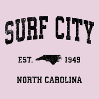 Surf City North Carolina Nc Vintage Sports Design Black Prin Classic Tee | Teevron