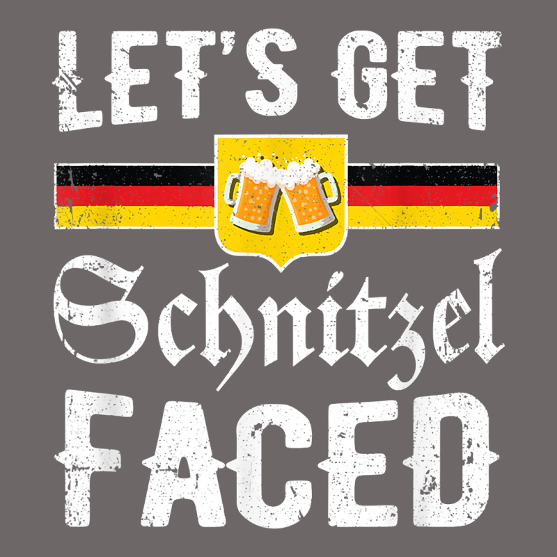 Lets Get Schnitzel Faced Men Women Vintage Oktoberfest T Shirt Classic Tee by StudioElite | Teevron