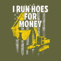 Heavy Equipment Operator I Run Hoes For Money Usa Flag T Shirt Classic Tee | Teevron