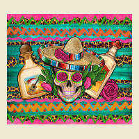 Mexican Tequila Skull Roses Cactus Sombrero Ladies Tee | Teevron