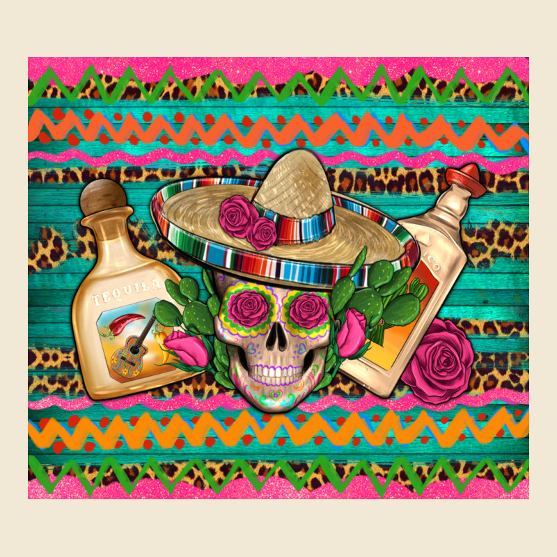 Mexican Tequila Skull Roses Cactus Sombrero Ladies Tee by Artiststas | Teevron