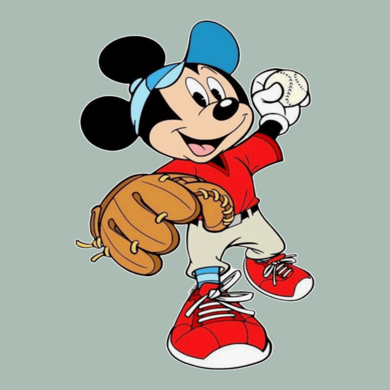Micky-playing-baseball-cartoon-illustration-- Classic Tee by PixelFlow | Teevron