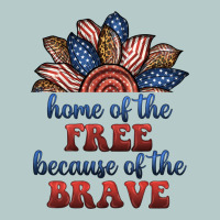 Home Of The Free Because Of The Brave Heavy Core Tee | Teevron