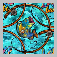 Lake Babe And Fish With Camouflage Seamless Pattern Classic Tee | Teevron