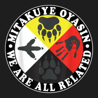 Native American Medicine Wheel, Mitakuye Oyasin T Shirt Classic Tee | Teevron