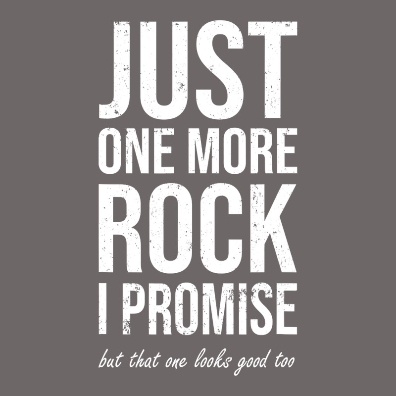Rockhounds Gear Gift Just One More Rock Funny Rockhounding Classic Tee by SnappyArt | Teevron