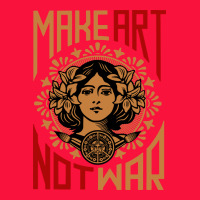 Make Art Not War Symbol Classic Tee | Teevron