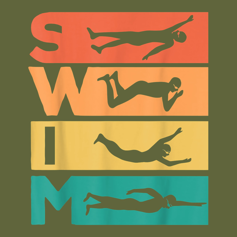 Retro Vintage Swimming Gift For Swimmers T Shirt Classic Tee by FloraArt | Teevron