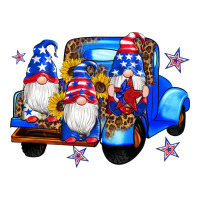 American Flag Gnomes Truck Sunflowers Star Leopard Ladies Tee | Teevron