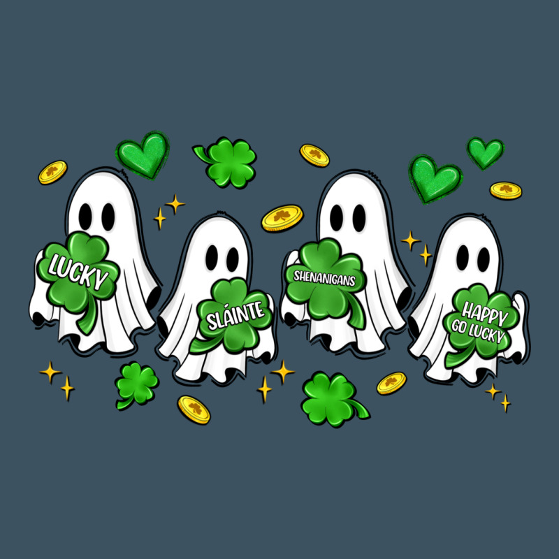 Clover Ghostie St.patrick's Day Urban Heavy Tee by Artiststas | Teevron
