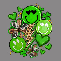 St Patrick's Day Green Smile Vintage Tee | Teevron