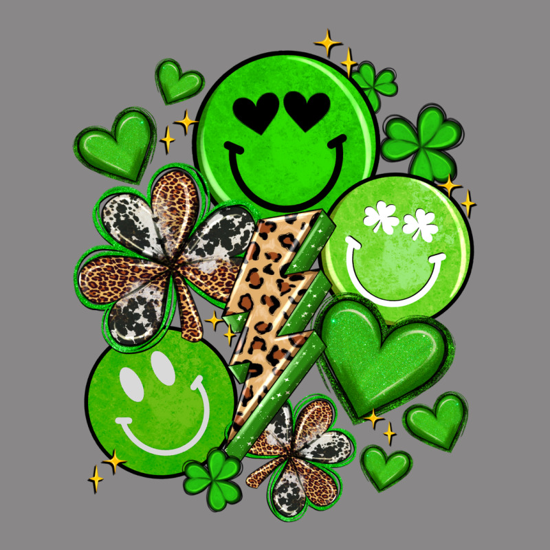 St Patrick's Day Green Smile Vintage Tee by Artiststas | Teevron