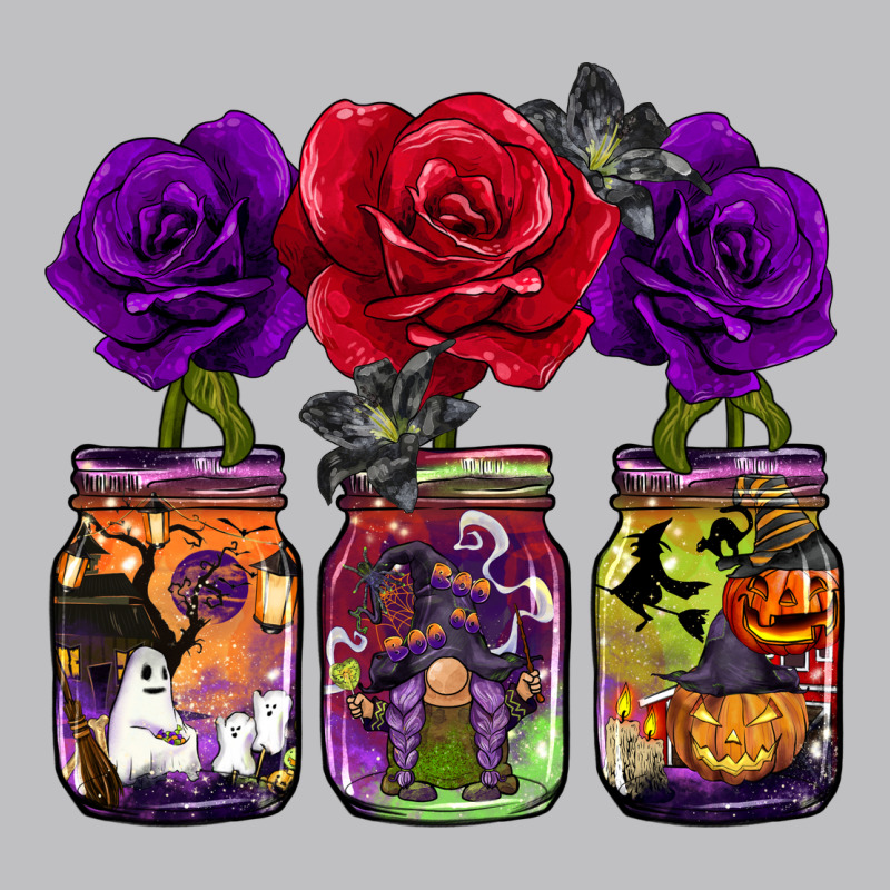 Halloween Jars Rose Long Sleeve Tee by BarkalooDesign | Teevron