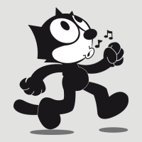 Felix The Cat Whistling Classic Tee | Teevron