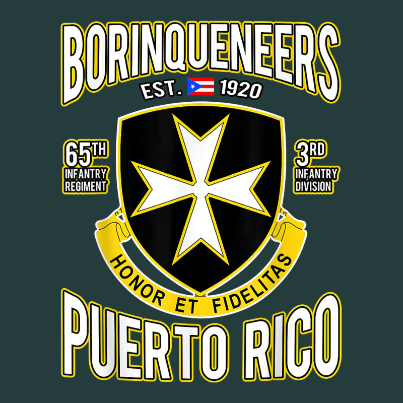 Borinqueneers Puerto Rico Flag Honor Et Fidelitas Classic Tee by ArtMosaic | Teevron