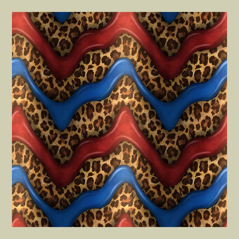 Leopard 4th Of July Seamless Pattern Heavy Core Tee by BundleAndBundleShop | Teevron