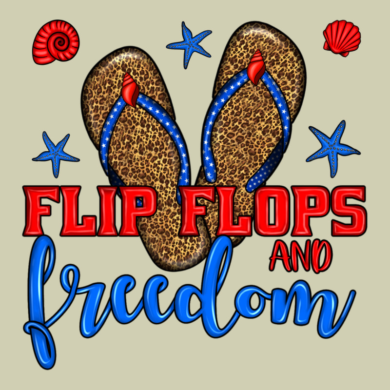 Flip Flops And Freedom Heavy Core Tee by BundleAndBundleShop | Teevron