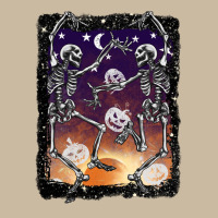 Halloween Dancing Skeletons Stars Long Sleeve Tee | Teevron
