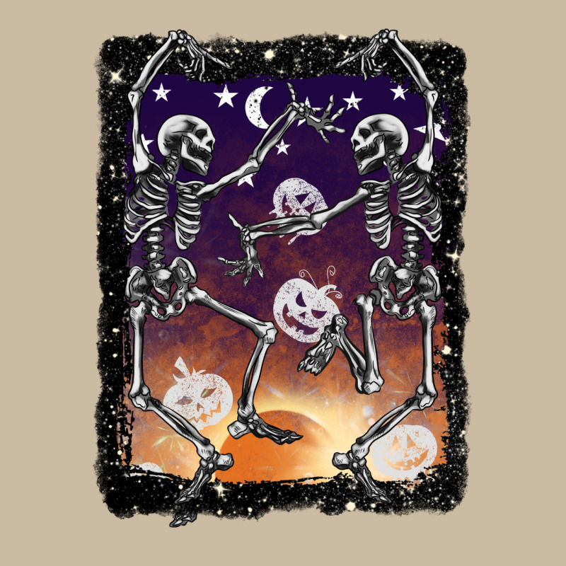 Halloween Dancing Skeletons Stars Long Sleeve Tee by BarkalooDesign | Teevron