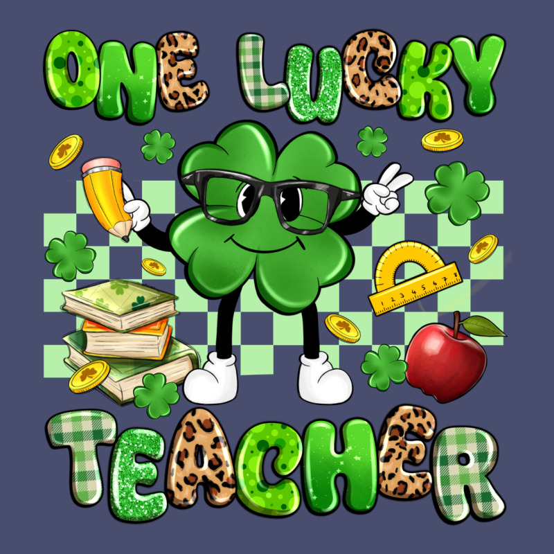 One Lucky Teacher Vintage Tee by Artiststas | Teevron