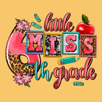 Little Miss 6 Th Grade Vintage Hoodie | Teevron