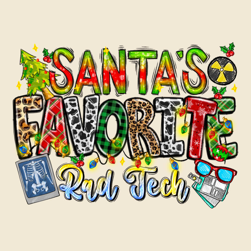 Santa's Favorite Rad Tech Premium Tee by CowhideDigitalArt | Teevron