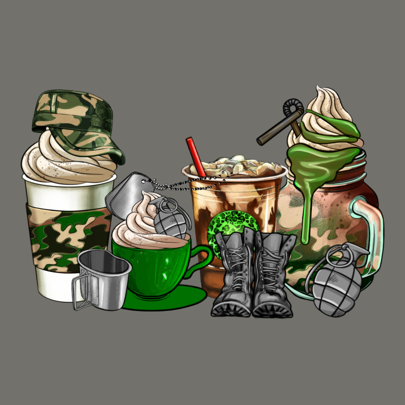Veteran Coffee Cups Premium Hoodie by AdoDesignShop | Teevron