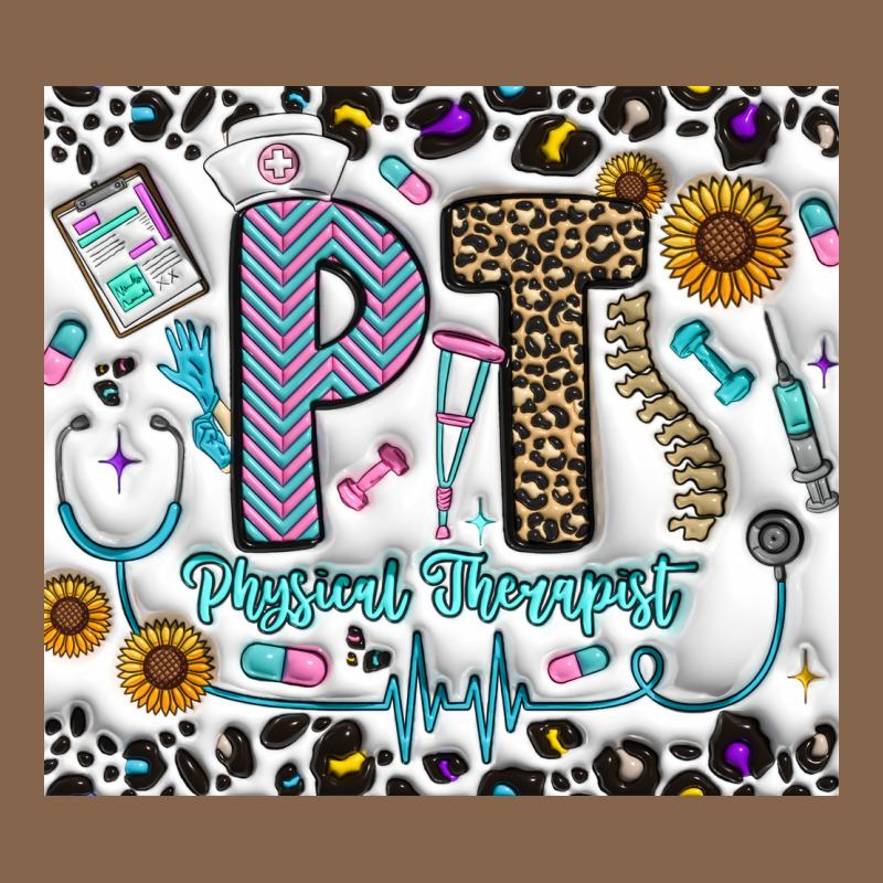Pt Physical Therapist Premium Tee by CowhideDigitalArt | Teevron