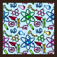 Science Teacher Seamless Pattern Heavy Core Tee | Teevron