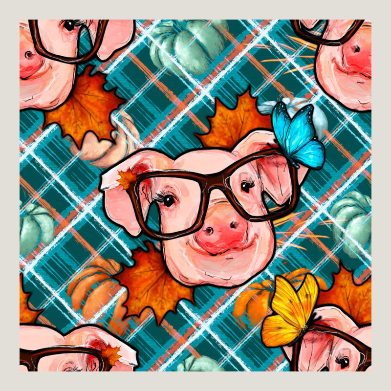 Fall Pig Seamless Pattern Heavy Core Tee by BundleAndBundleShop | Teevron