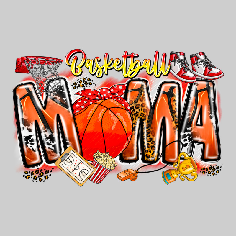 Basketball Mama Premium Tee by CowhideDigitalArt | Teevron