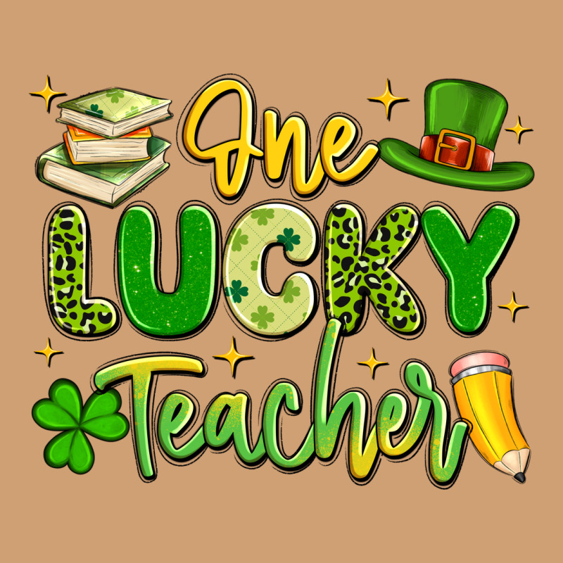 One Lucky Teacher Vintage Tee by Artiststas | Teevron