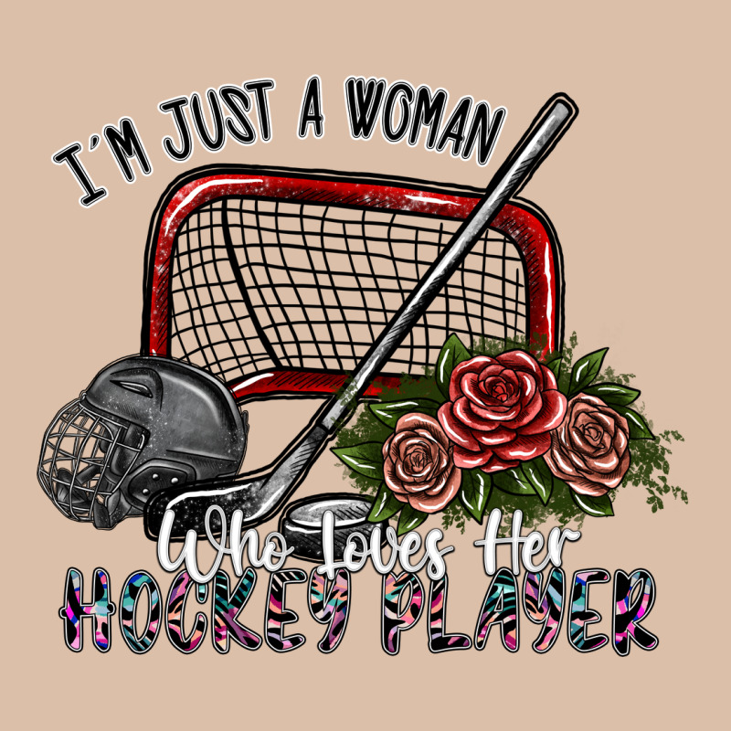 I'm Just A Woman Who Loves Her Hockey Player Urban Heavy Tee by SublimationCraftShop | Teevron
